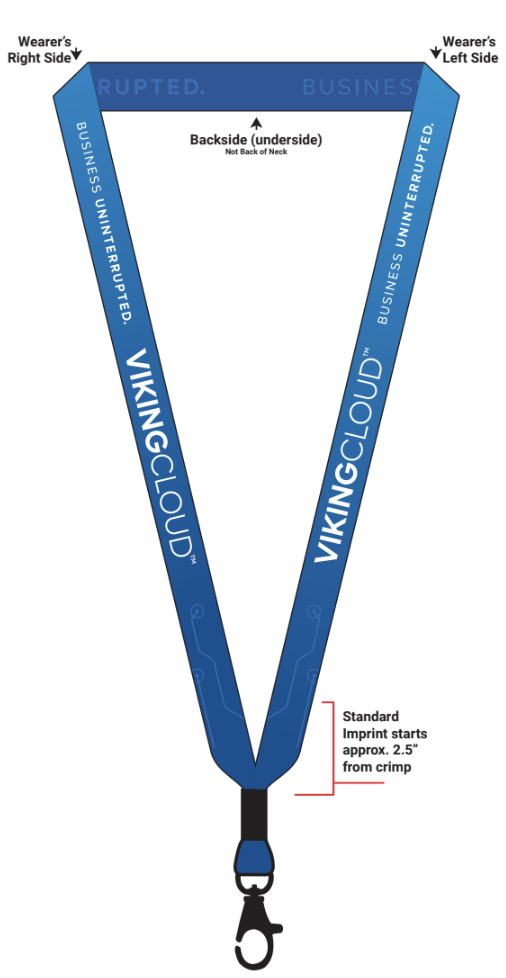 VikingCloud Lanyard New 2024 BULK   0000732 Lanyard New 2024 Bulk 