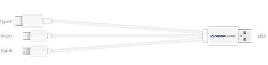 Picture of C3 Plus Charging Cable (White) - NEW 2024 - BULK