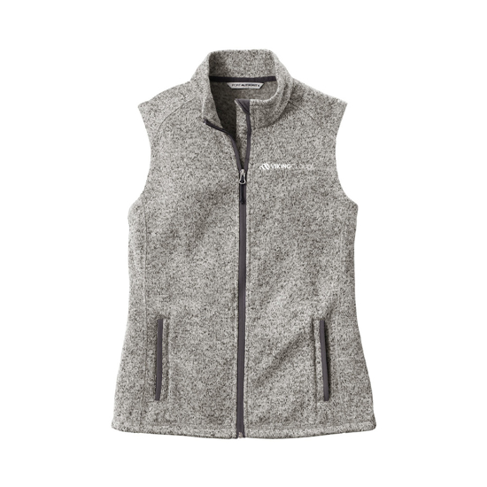 Picture of Port Authority ® Sweater Fleece Vest- Ladies
